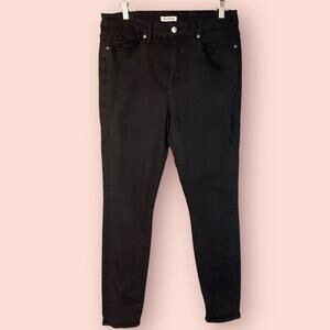 GOOD AMERICAN GOOD LEGS SKINNY JEANS size 14 size 32 black high rise